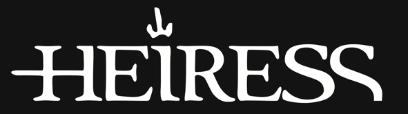 Heiress Small White on Black